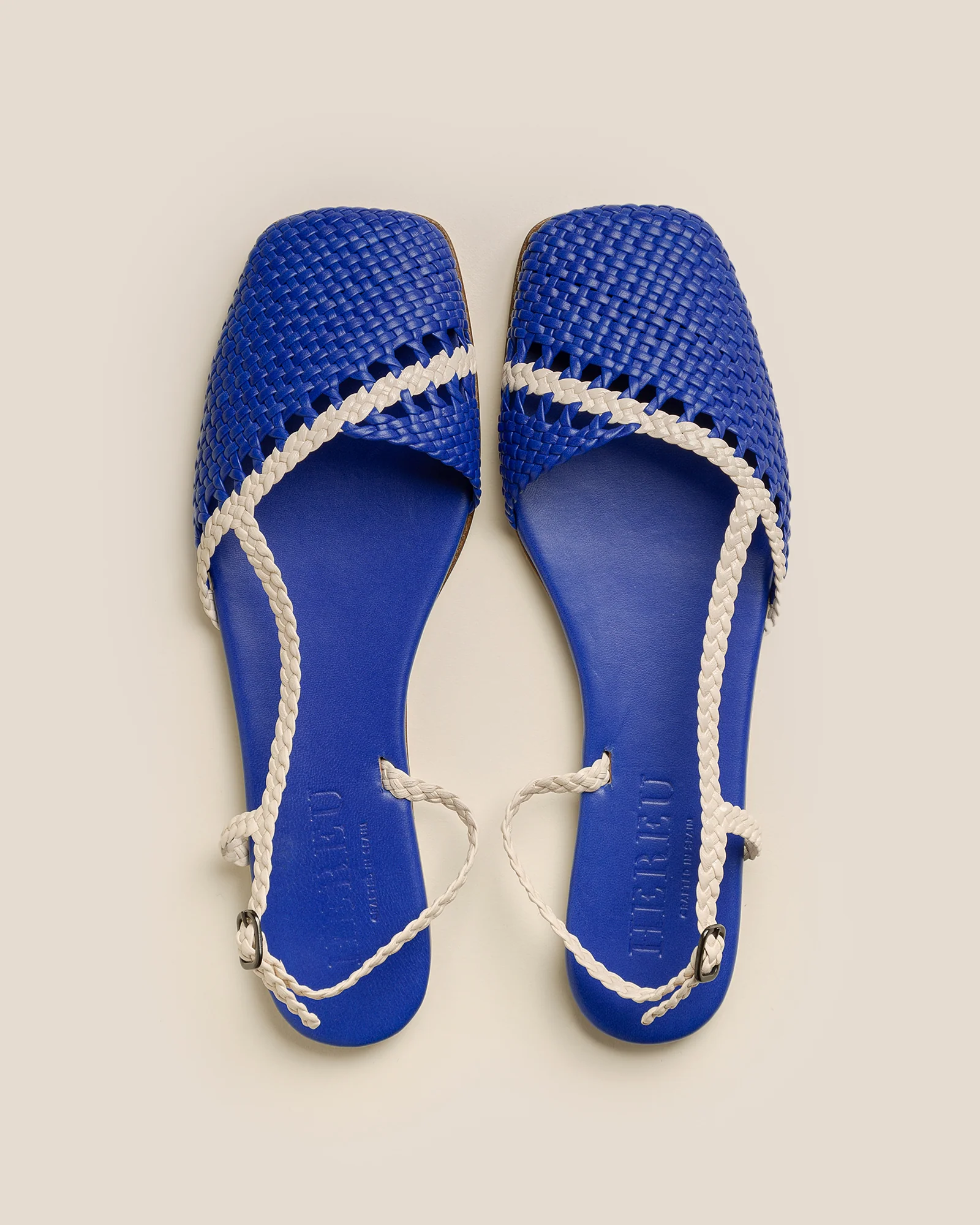 RONDAIA - Woven Asymmetrical Sandal - Image 3