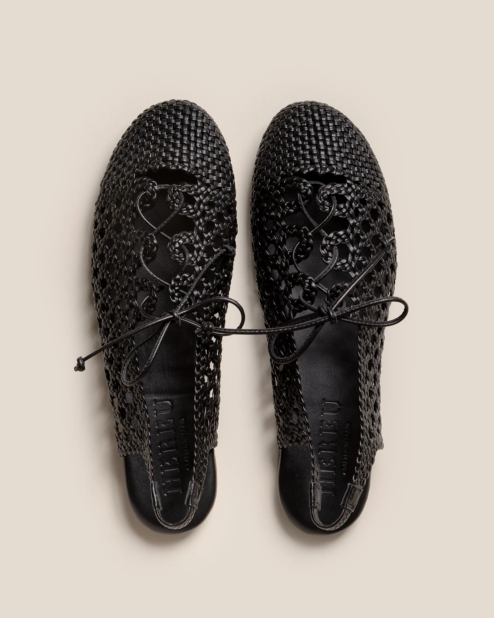 SARDANA - Lace-up Woven Slingback Sandal - Image 2
