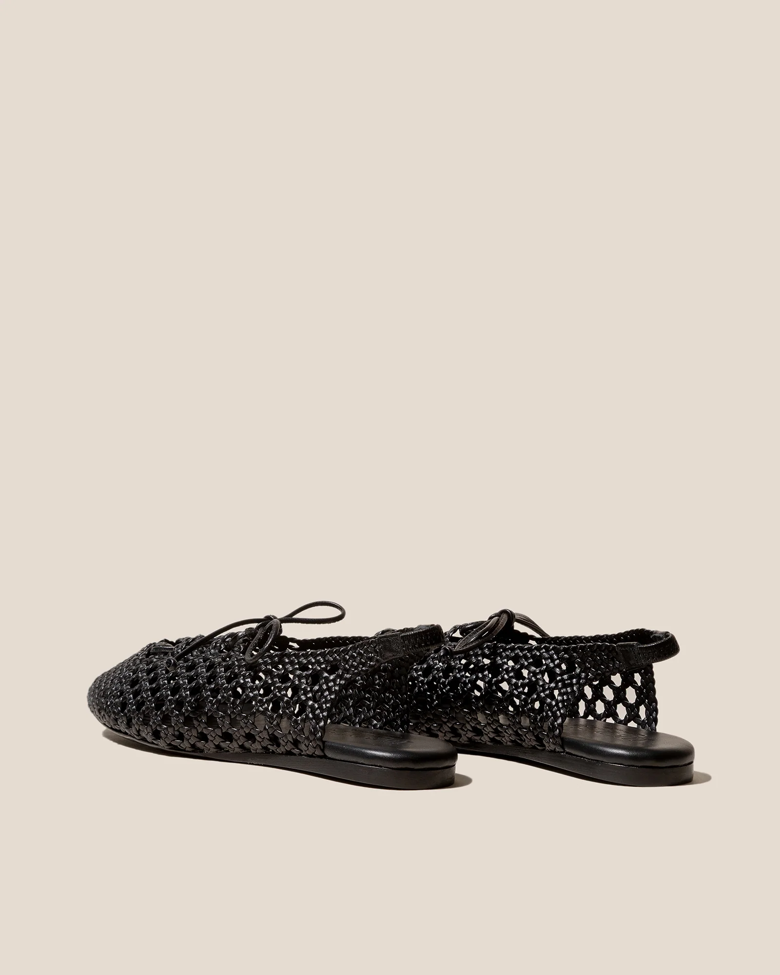 SARDANA - Lace-up Woven Slingback Sandal - Image 3
