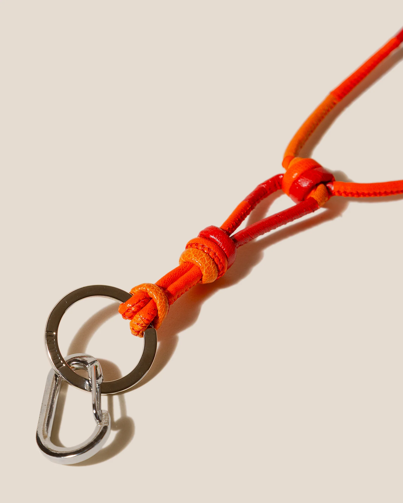 TARONGER KEYCHAIN - Hand-Knotted Patchwork Keychain - Image 2