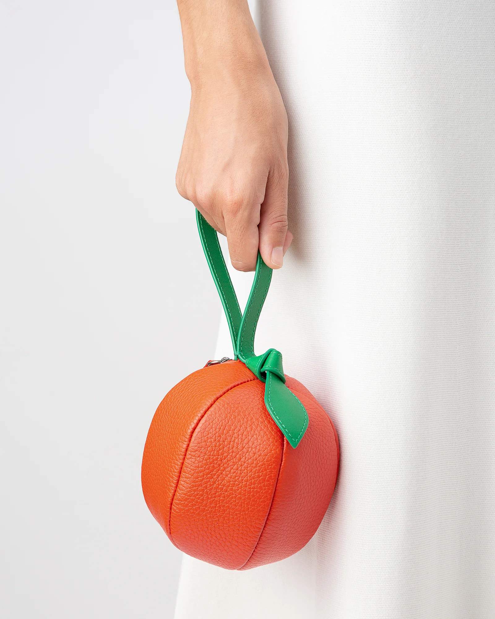 TARONJA PURSE - Orange-Shaped Leather Coin Purse - Image 7