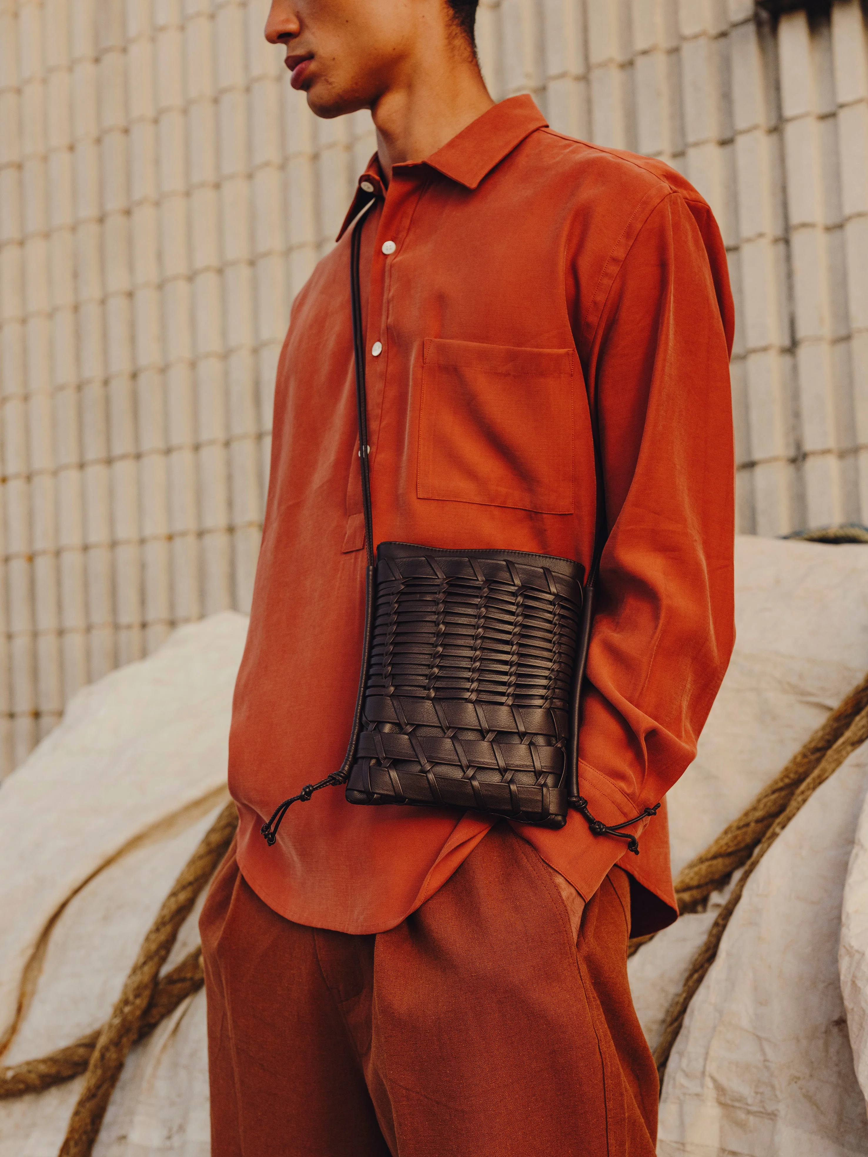 TRENA - Flat Square Crossbody Bag - Image 4