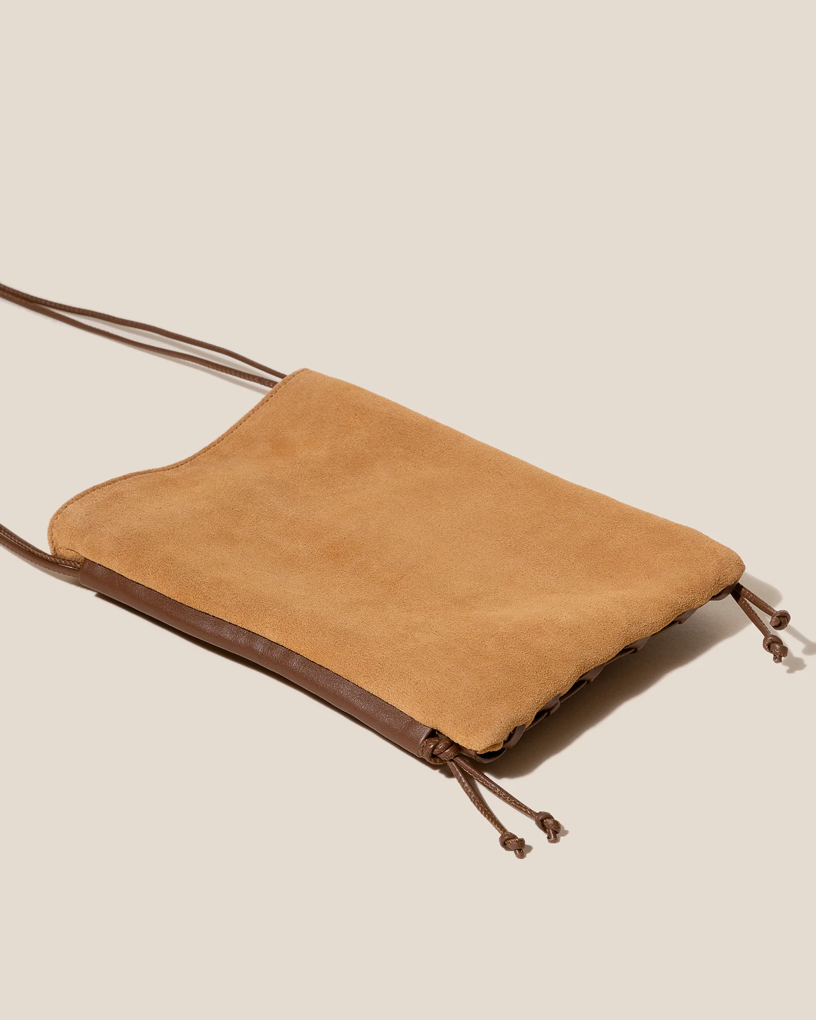 TRENA SUEDE - Flat Square Crossbody Bag - Image 4